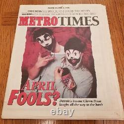 1995 Insane Clown Posse Metro Times ICP Esham Detroit April Fools Newspaper HOK