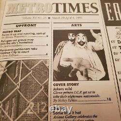 1995 Insane Clown Posse Metro Times ICP Esham Detroit April Fools Newspaper HOK