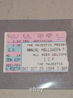 1st HOLLOWICKED Clown Show 1994 Ticket Stub Insane Clown Posse. RARE ICP