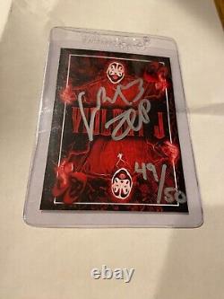 #3 VIOLENT J Psychopathic Trading Card insane clown posse twiztid Signed RARE