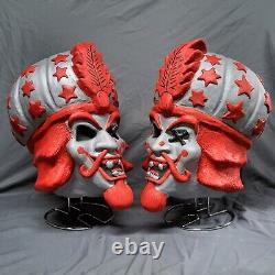 Great Milenko RED Latex Mask WEARABLE Fullhead ICP Insane Clown Posse Juggalo
