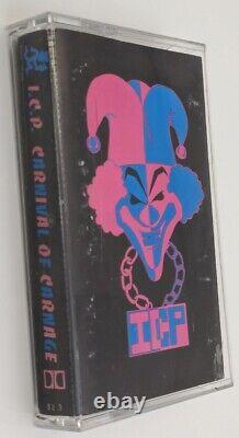 ICP Carnival of Carnage 313 Black Spine Cassette Tape Insane Clown Posse Detroit