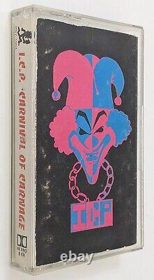 ICP Carnival of Carnage White Spine Cassette Tape Insane Clown Posse Detroit