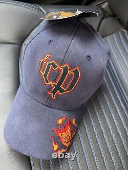 ICP Hat Blue NWT Embroidered Stretch Insane Clown Posse 06 Deadstock Rare