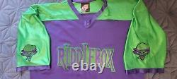 ICP Riddlebox Football Jersey 2XL Ultra Rare OG Hatchetgear Purple/Green Twiztid