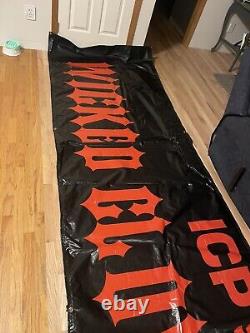 ICP music memorabilia From Concert In Detroit Around 2001. Huge Banner From Show