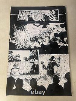 INSANE CLOWN POSSE #11 original art 2001 DARK MOODY BATTLE BEGINS AXES CLUBS