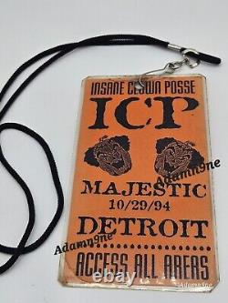 Insane Clown Posse 1st Annual Hallowicked All Access Pass 1994 ICP RARE