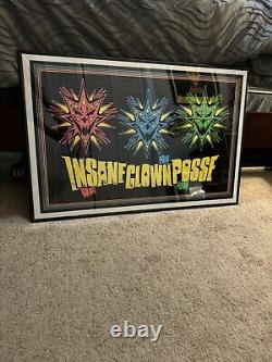 Insane Clown Posse Bang Pow Boom Blacklight Poster. Very Hard To Find. VGC