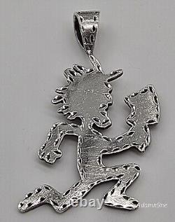 Insane Clown Posse Hatchetman Charm Official 1999 Silver Large ICP Vintage Rare