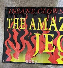 Large 1999 ICP Insane clown Posse Amazing Jeckel Bros Vinyl Banner Psychopathic