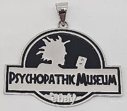 Psychopathic Museum Charm 925 Silver Diamonds New ICP Insane Clown Posse