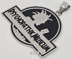 Psychopathic Museum Charm 925 Silver Diamonds New ICP Insane Clown Posse