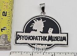 Psychopathic Museum Charm 925 Silver Diamonds New ICP Insane Clown Posse