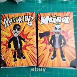 RARE NEW Twiztid 1ST RUN Action Figures ICP INSANE CLOWN POSSE MADROX MONOXIDE