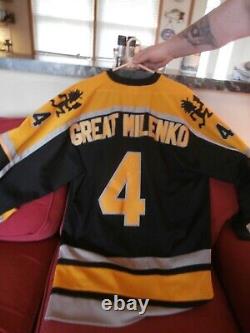RARE insane clown posse hockey jersey XXL, 2nd Edition Great Milenko, signed