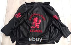 Rare Insane Clown Posse Leather Jacket ICP Juggalo Twiztid Pychopathic Records