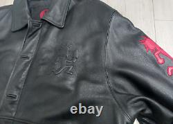 Rare Insane Clown Posse Leather Jacket ICP Juggalo Twiztid Pychopathic Records