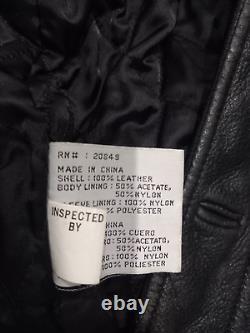 Rare Insane Clown Posse Leather Jacket ICP Juggalo Twiztid Pychopathic Records