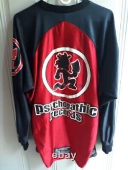 Rare Vintage 90s Psychopathic Records ICP Hatchetman Hockey Jersey XL Desc