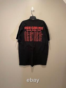 Rare vintage Insane Clown Posse Bizaar Bizzar 2001 Tour T Shirt Size 2xl Xxl