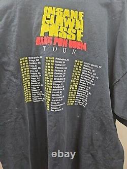 SIgned Insane Clown Posse ICP Bang Pow Boom Tour Band T Shirt Adult 3xl 2009