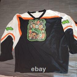 Twiztid 3XL MONSTERS BALL HOCKEY JERSEY ICP INSANE CLOWN POSSE FRIGHT FEST RARE