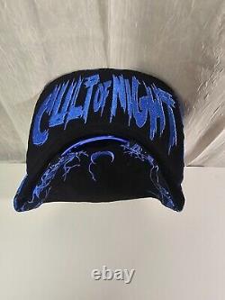 Twiztid Embroidered Snapback Hat Blue & Black Logo Cult Of Night L/xl New Wicked