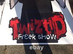 Twiztid Freekshow Life Size Cardboard Display 4x6 Madrox Insane Clown Posse Rare