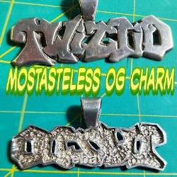 Twiztid Mostasteless Og Charm. 925 Silver Madrox Monoxide Rare Icp Insane Clown