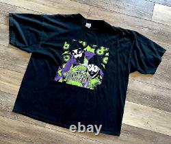 VTG 1995 Band Shirt ICP Black Green Insane Clown Posse Riddle Box Tour Mens XXXL