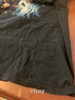 VTG ICP Insane Clown Posse Shirt XL Distressed Black Graphic Tee Y2K Double Side