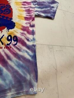 Vintage 1999 Woodstock Rare HTF Tie Dye Tour T Shirt New York Festival DMX ICP