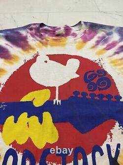 Vintage 1999 Woodstock Rare HTF Tie Dye Tour T Shirt New York Festival DMX ICP