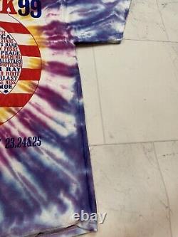 Vintage 1999 Woodstock Rare HTF Tie Dye Tour T Shirt New York Festival DMX ICP