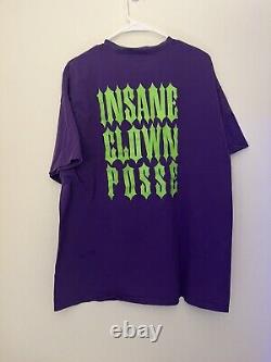 Vintage 2000s Insane Clown Posse ICP Shaggy 2 Hype Juggalo Purple T Shirt (XXL)