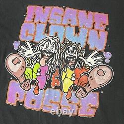 Vintage 90s Insane Clown Posse ICP Juggalo Funhouse Tour Shirt Sz XXL Rap T