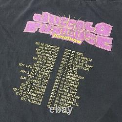 Vintage 90s Insane Clown Posse ICP Juggalo Funhouse Tour Shirt Sz XXL Rap T