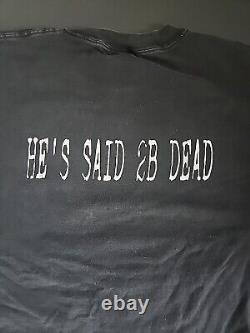 Vintage Esham XL T-Shirt Tongues RARE OG ICP RLP He's Said 2B Dead Psychopathic