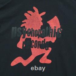 Vintage ICP Insane-Clown-Posse Shirt 2XL Distressed Black 90s Y2K