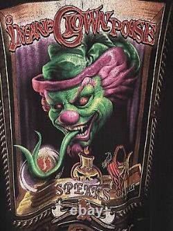 Vintage Insane Clown Posse Speak Double Graphics T Shirt 2XL ICP Juggalo RARE