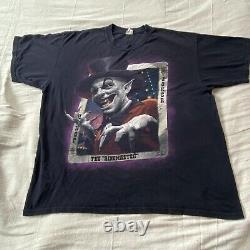 Vtg T-Shirt INSANE CLOWN POSSE XL Ringmaster Joker ICP Black Rap Rock TOM WOOD