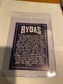 #12 RYDAS -3/50 Carte à échanger Twiztid démente signée RARE