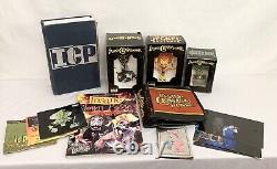 ÉNORME Lot de figurines en résine Insane Clown Posse ICP Jeckel Horloge Photos Livre CD