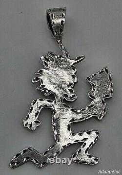 Insane Clown Posse Hatchetman Charm Officiel 1999 Argent Grand ICP Vintage Rare