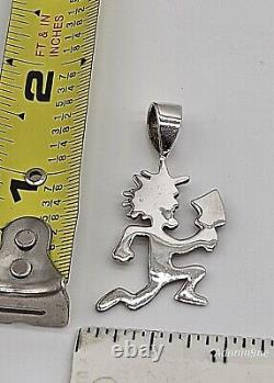 Insane Clown Posse Hatchetman Charm Officiel 1999 Argent Petit ICP Vintage Rare