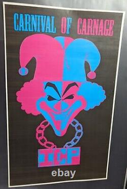 Insane Clown Posse ICP Carnival of Carnage Affiche promotionnelle vintage 17x27 pouces d'occasion