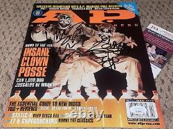 Insane Clown Posse signé AP Magazine JSA Autographe ICP Violent J Shaggy 2 Dope