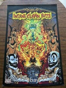 Lot de 3 affiches ICP Chaos Comics complètes Insane Clown Posse Psychopathic