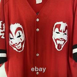 Maillot de baseball XXL Insane Clown Posse Juggalo Hatchetman ICP 2X Faces Logo AK